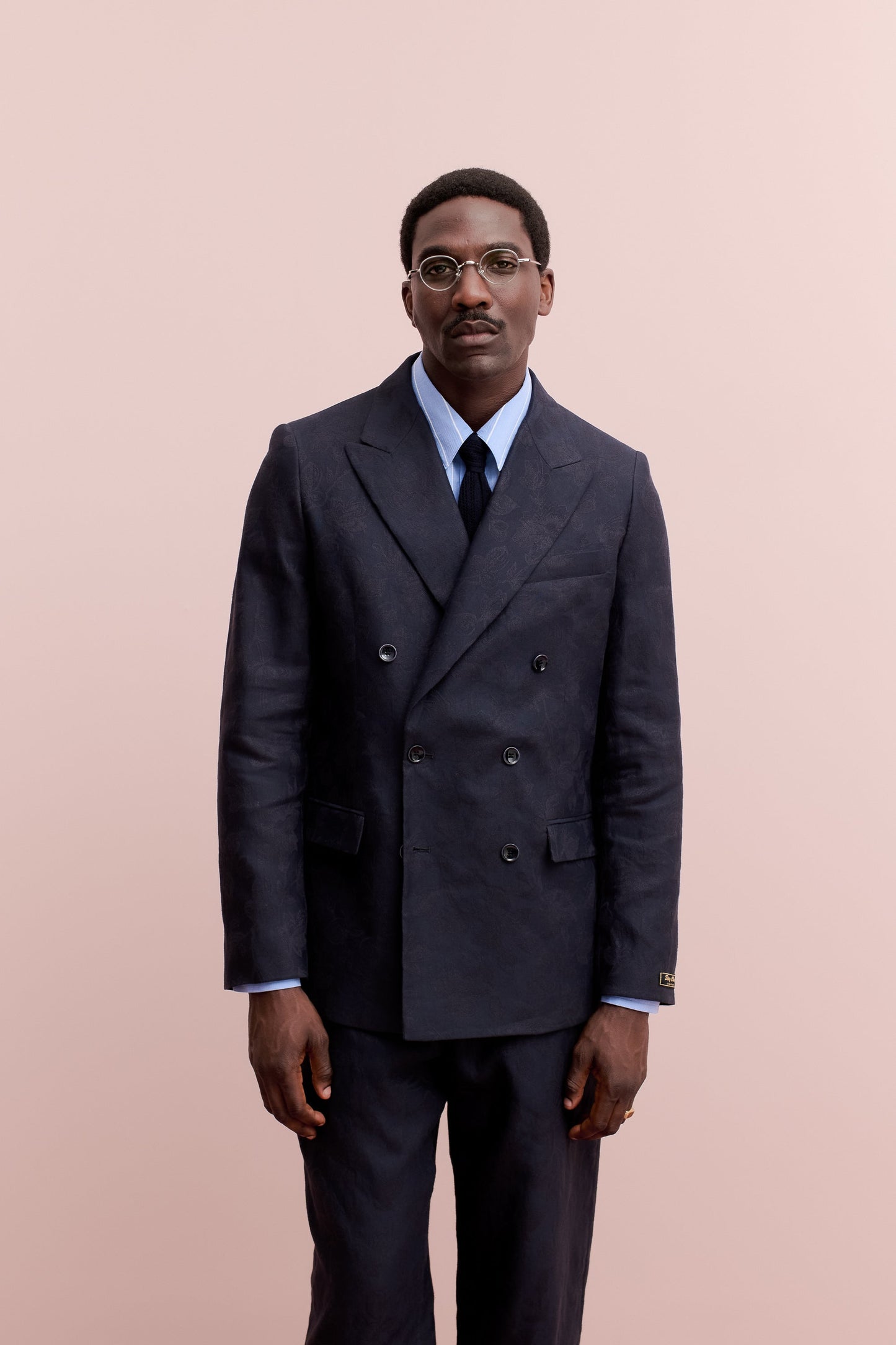 DOUBLE BREASTED PEAK BLAZER