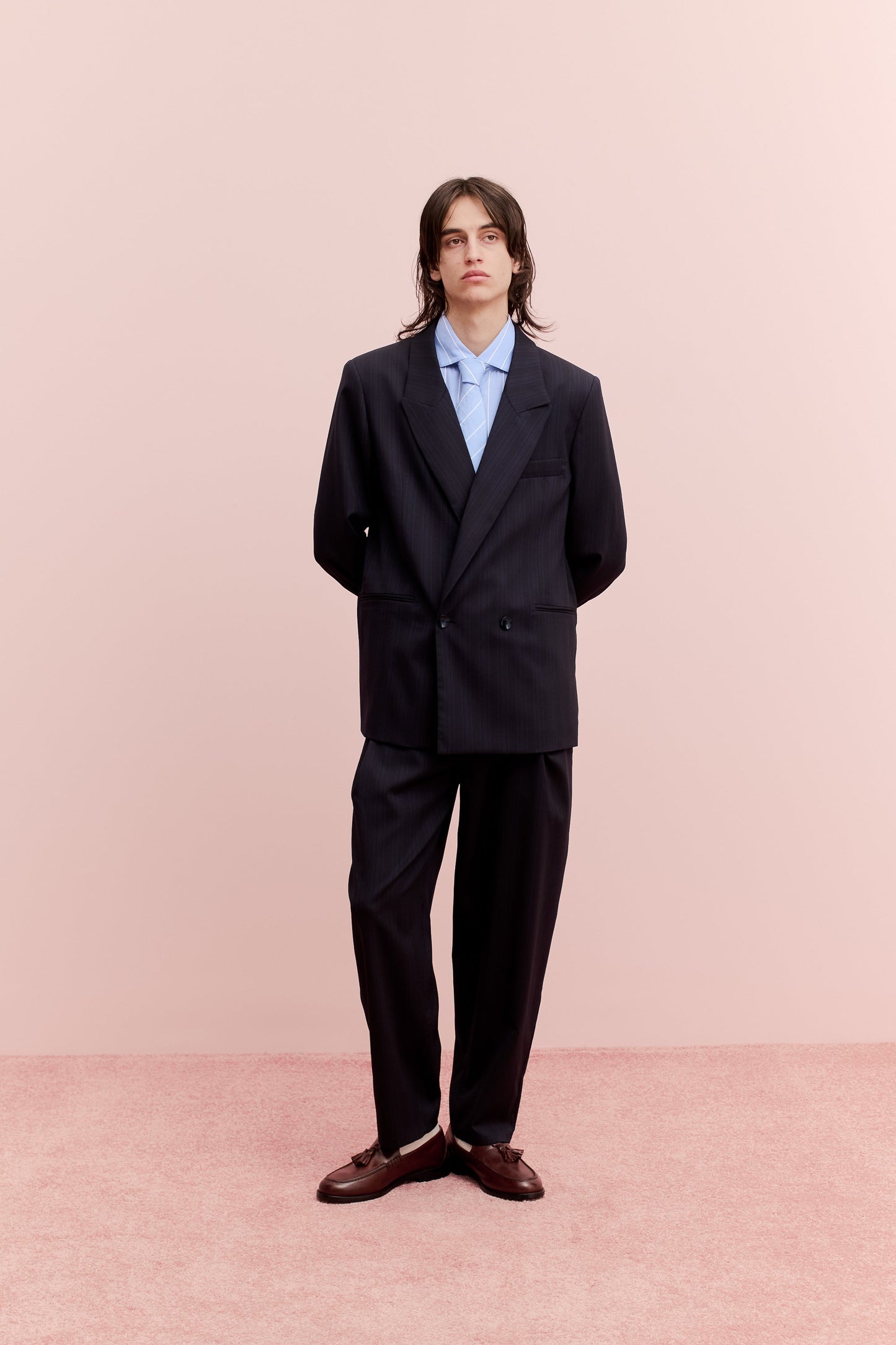 RELAXED DOUBLE BUTTONED BLAZER
