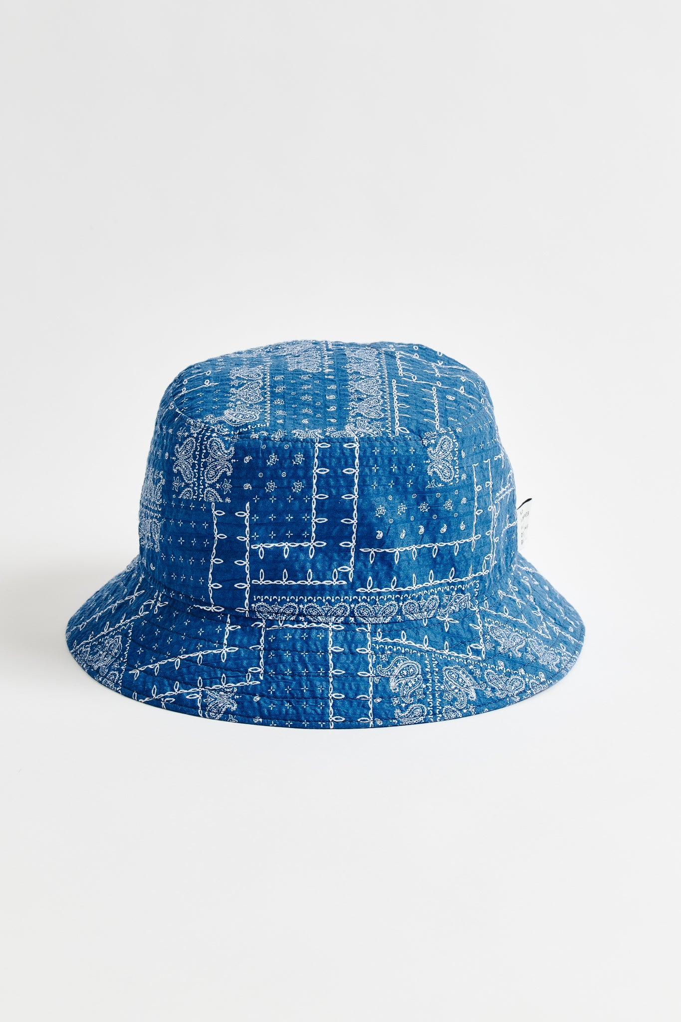 BUCKET HAT - INDIGO PAISLEY