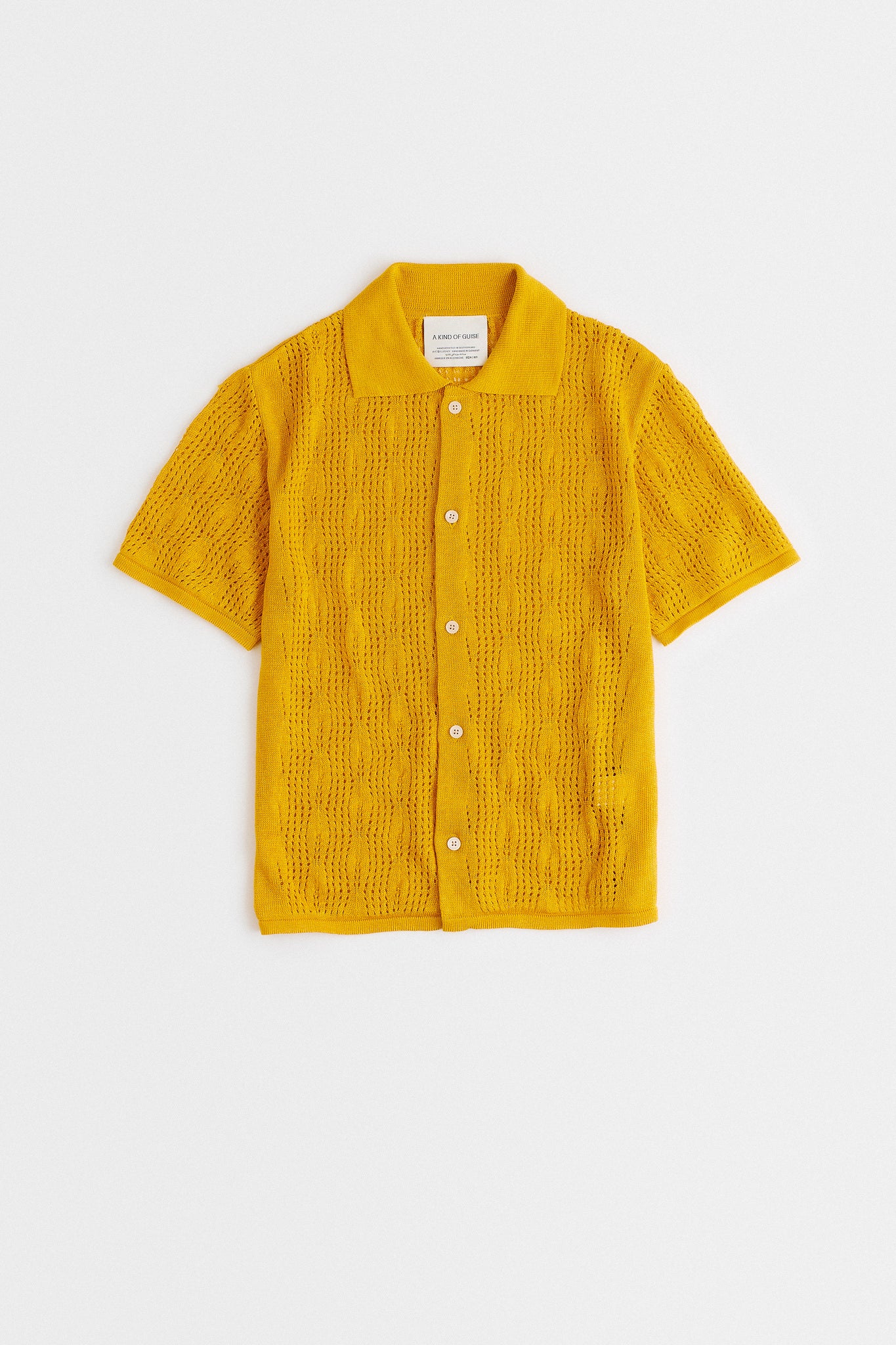 KADRI KNIT POLO - CURCUMA