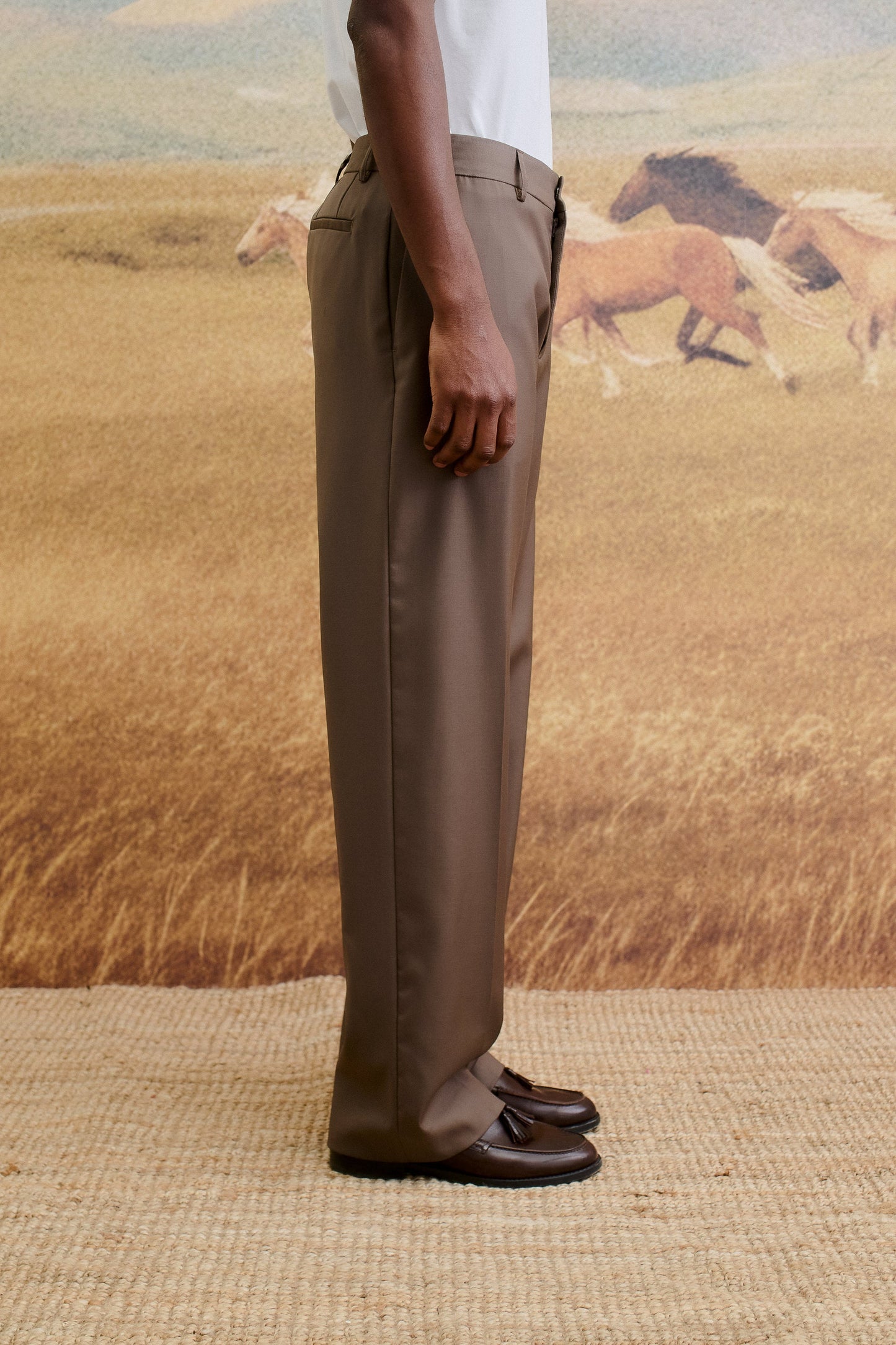TAILORED WIDE TROUSERS