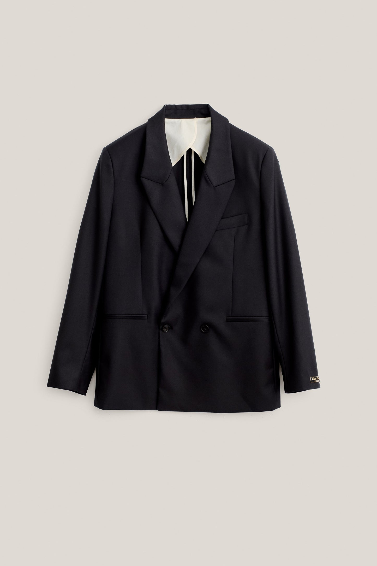 RELAXED DOUBLE-BUTTONED BLAZER