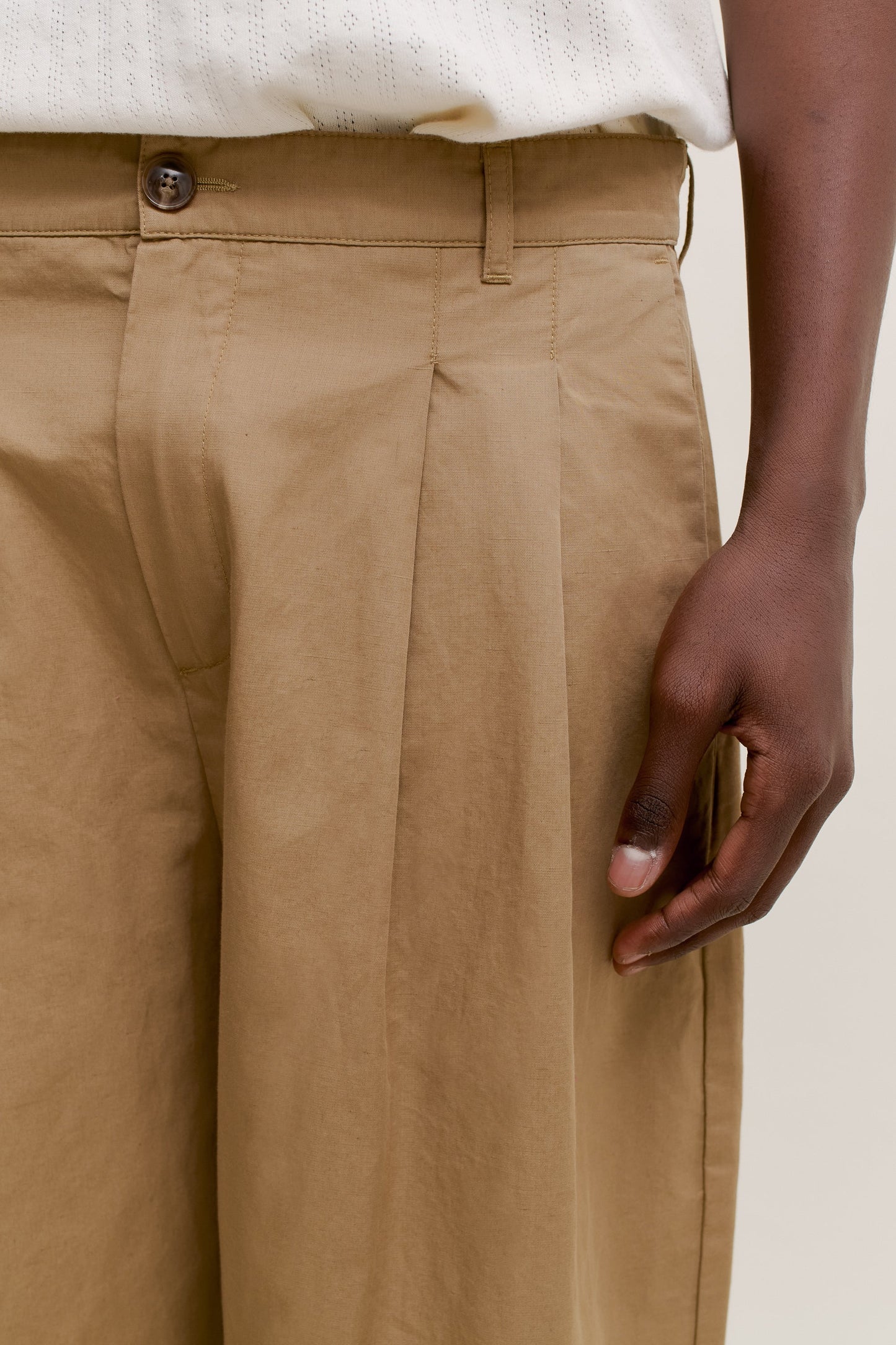 FLEXIBLE WIDE TROUSERS