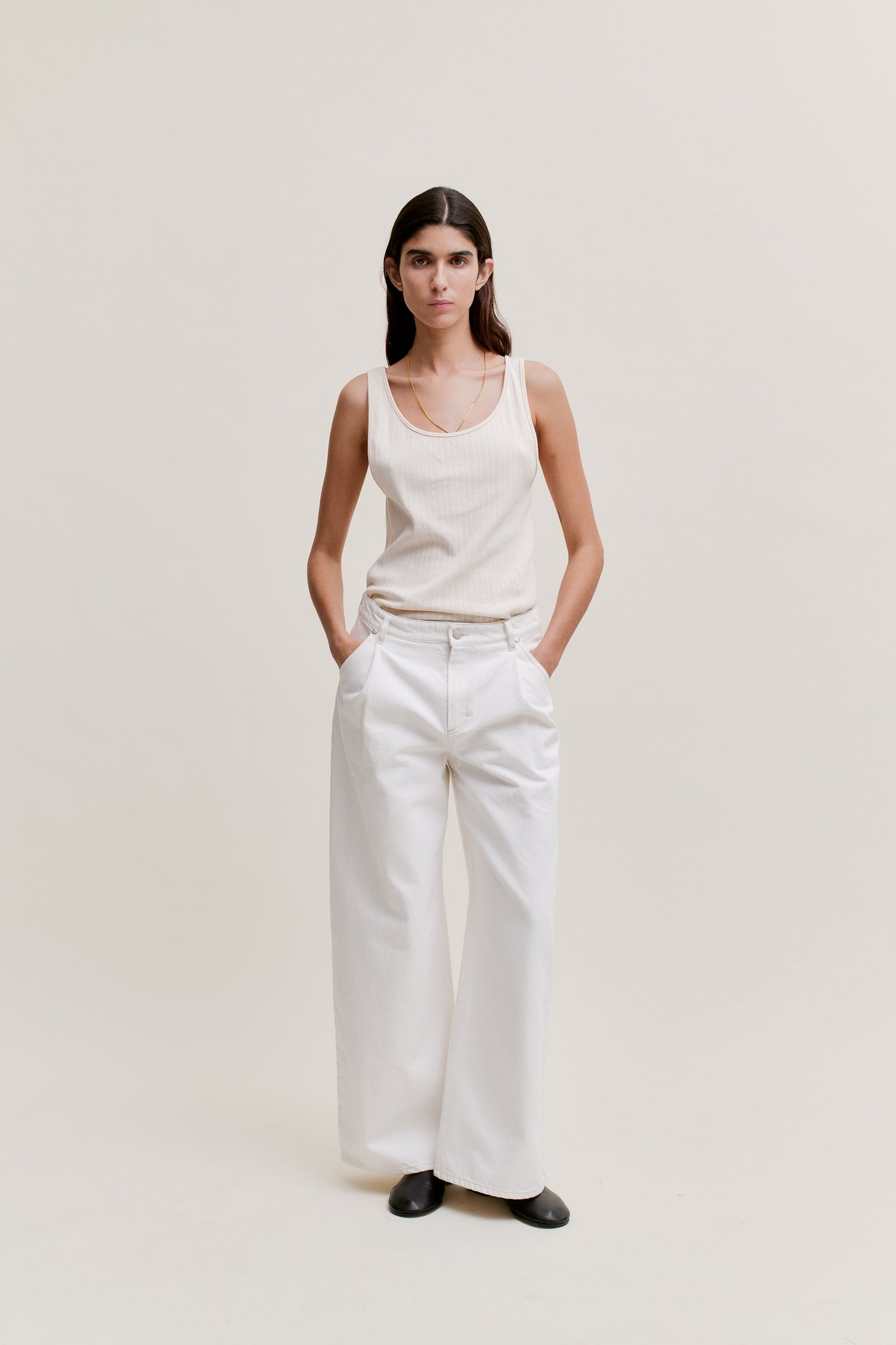 PADMA PLEATED DENIM