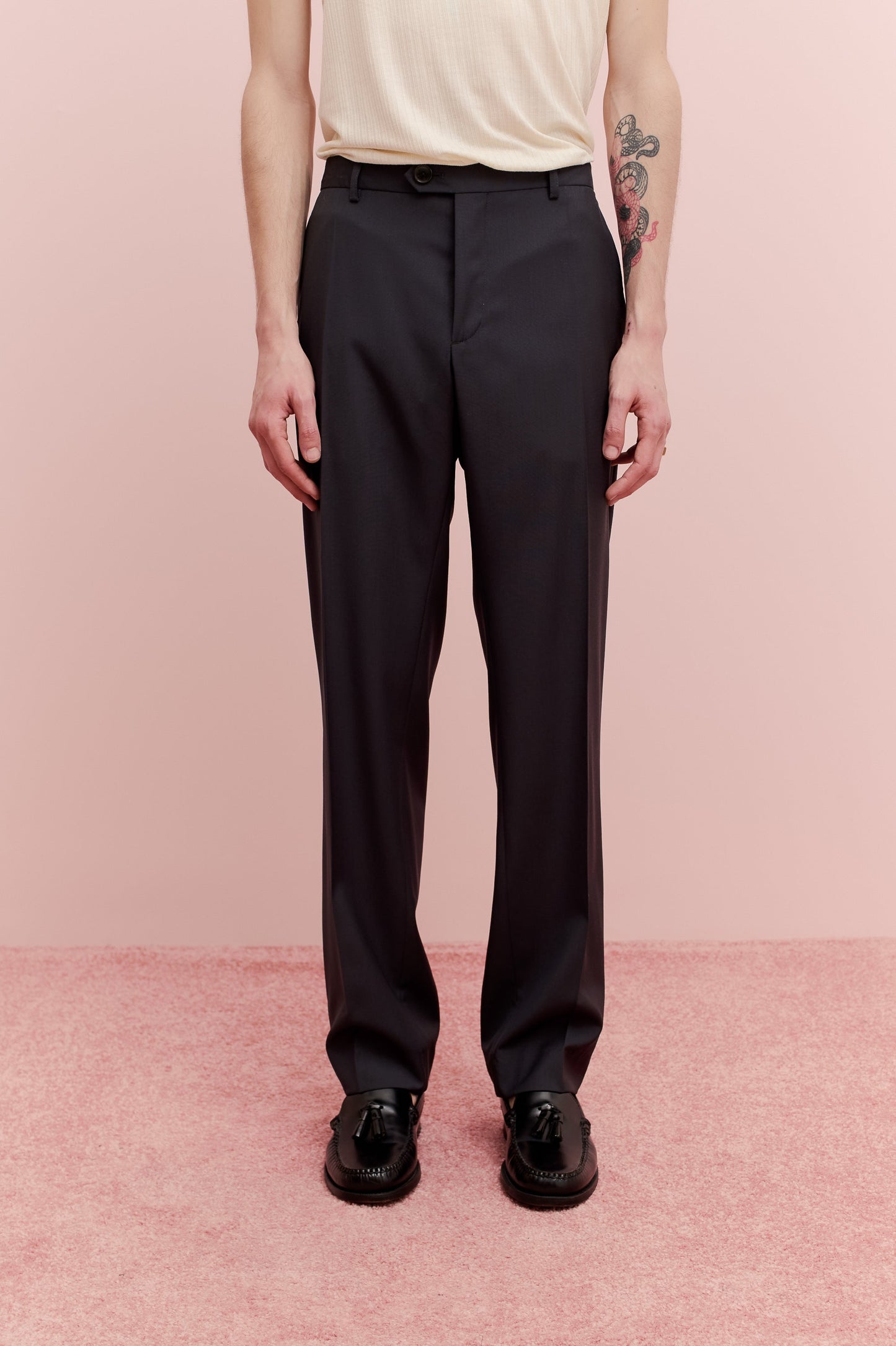 RELAXED TAILORED TROUSERS