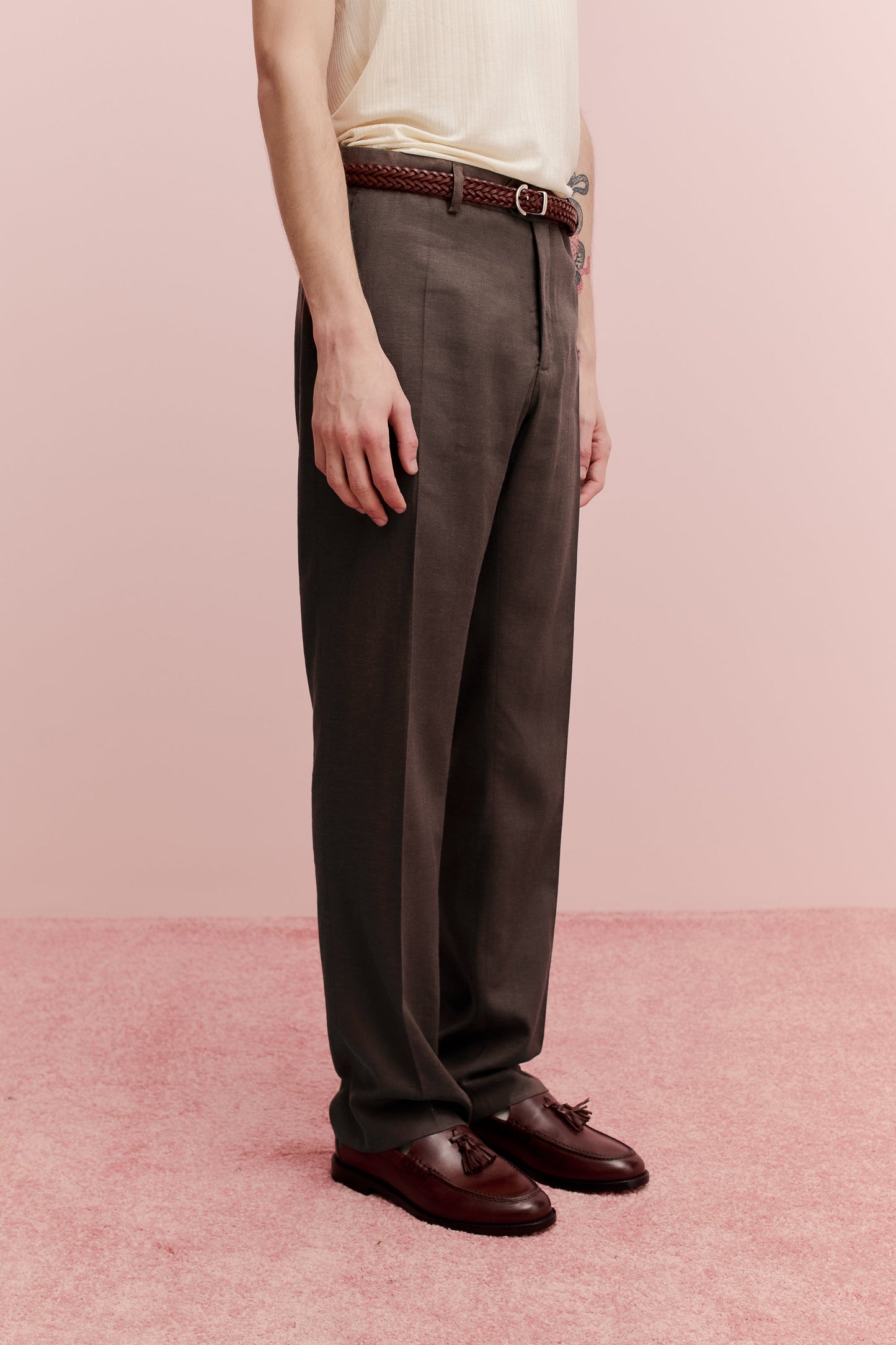 RELAXED TAILORED TROUSERS