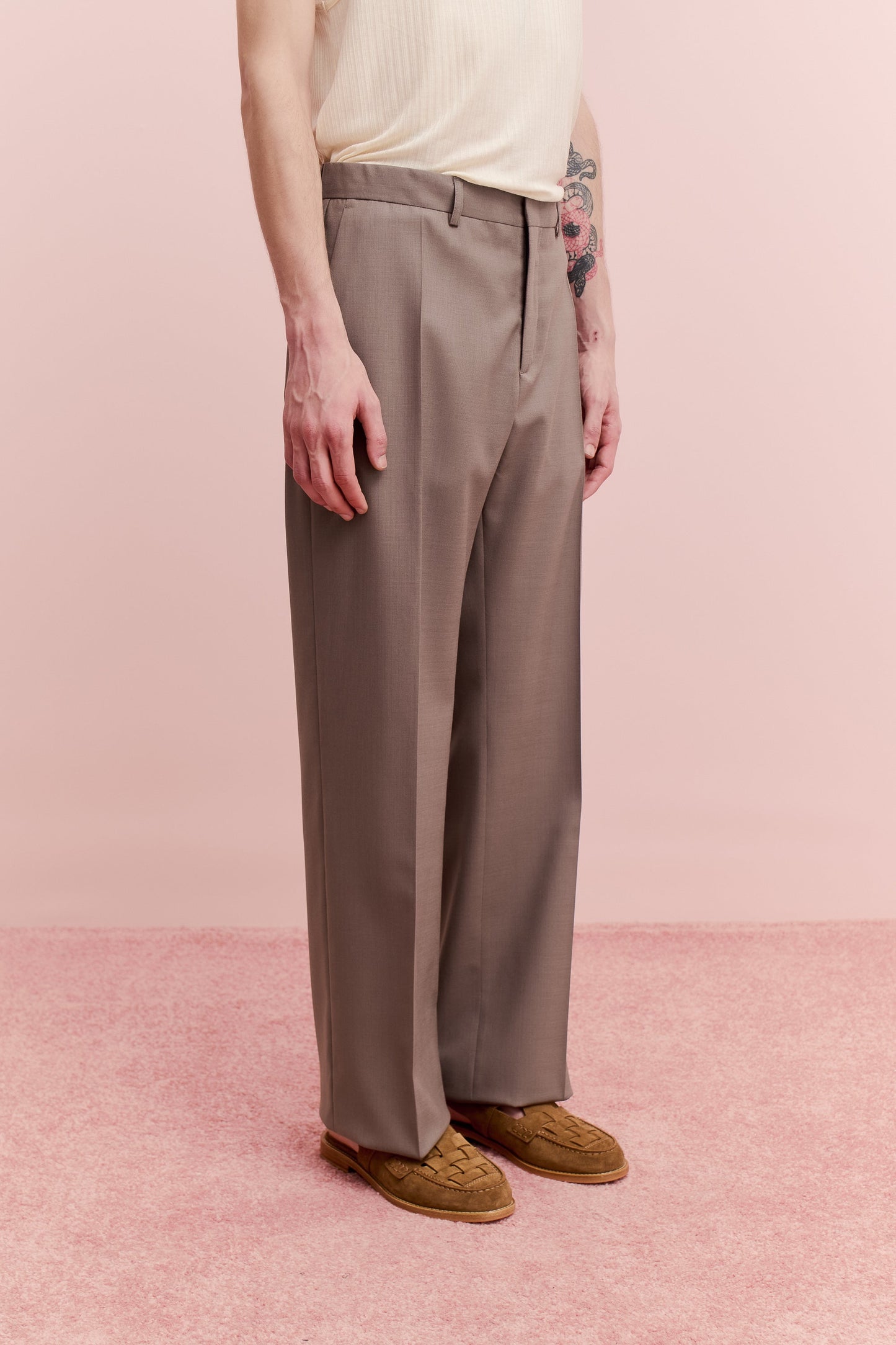 TAILORED WIDE TROUSERS