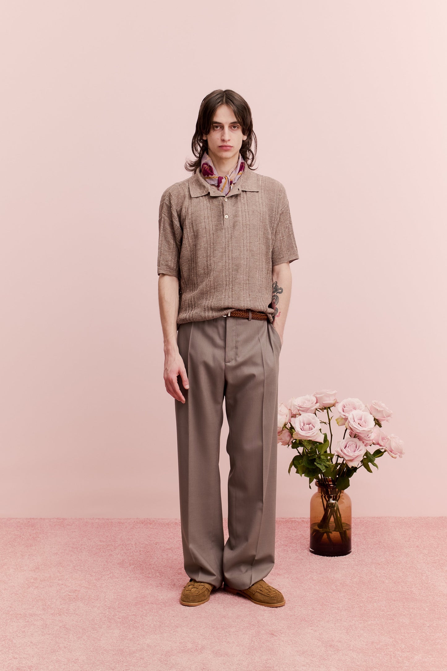 TAILORED WIDE TROUSERS