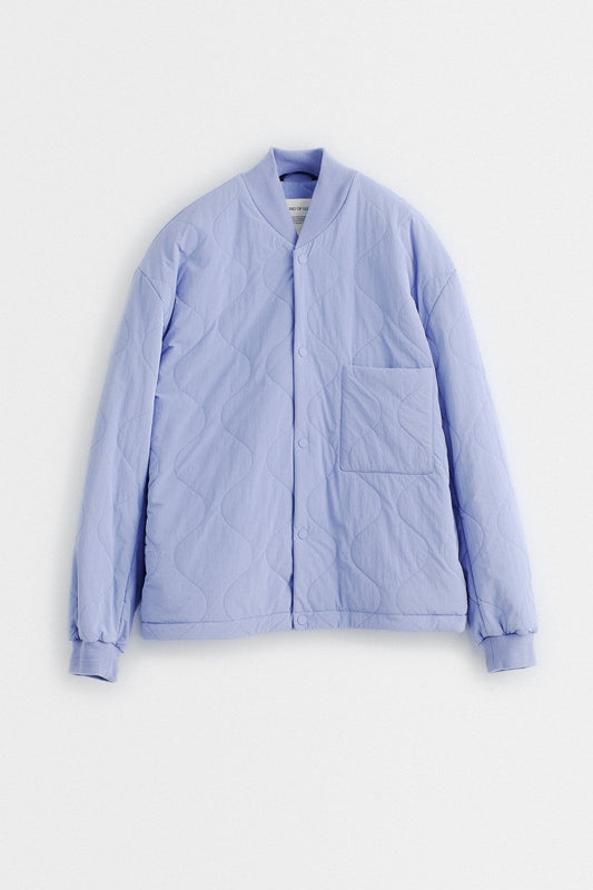 AMARU QUILTED JACKET - BLUE LAVENDER