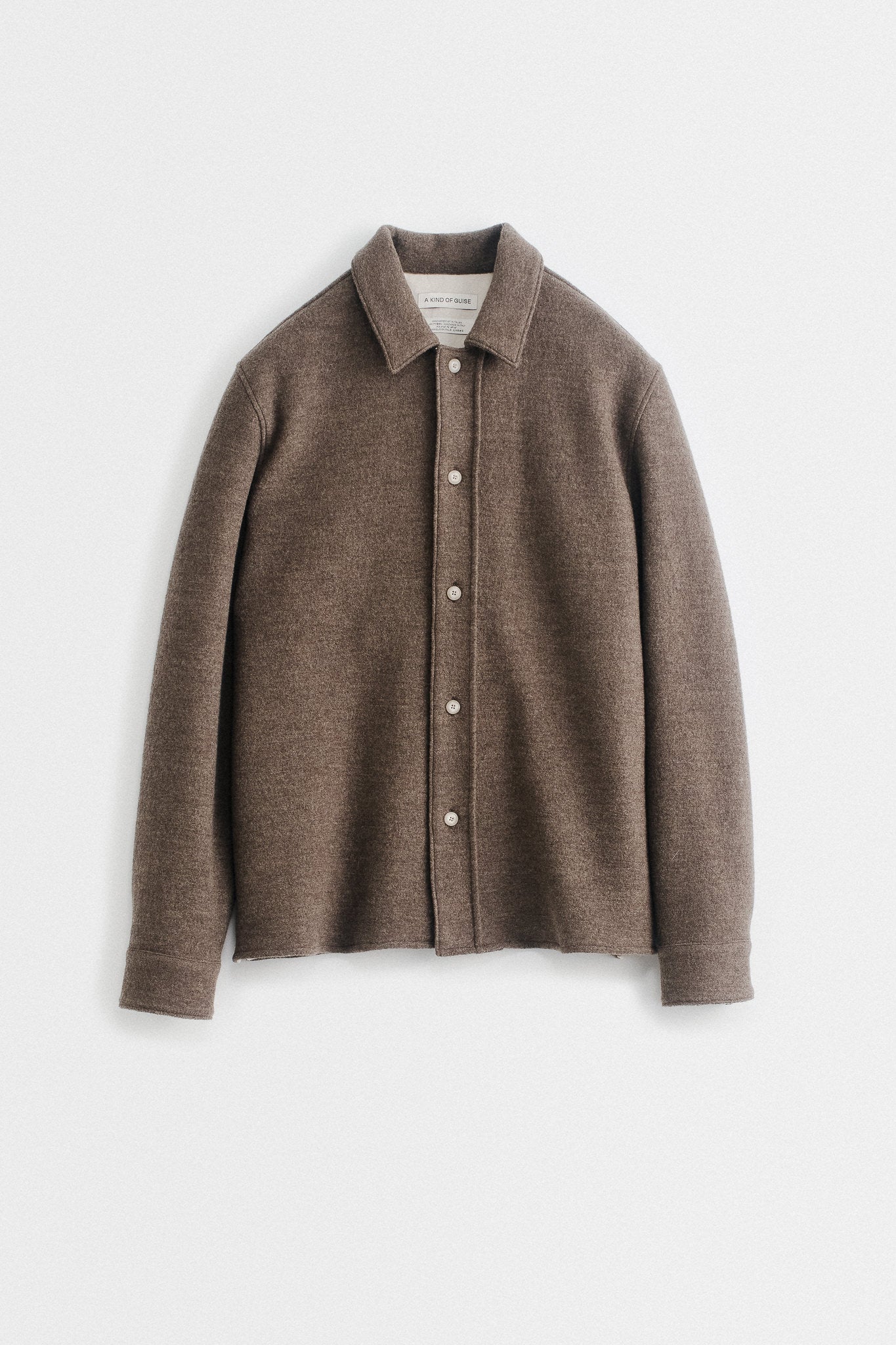 CULLU OVERSHIRT - BURRO MELANGE