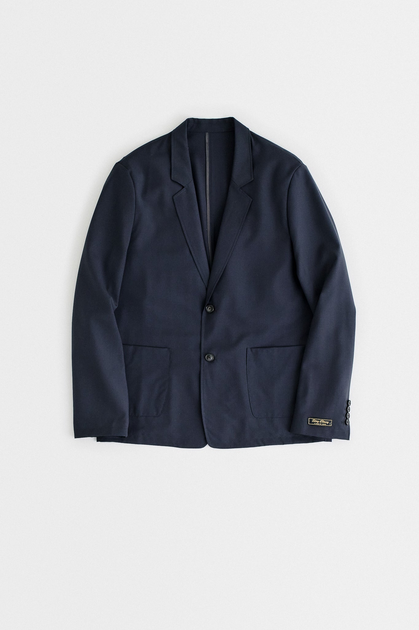 DECONSTRUCTED PEAK BLAZER - BELUGA GREY