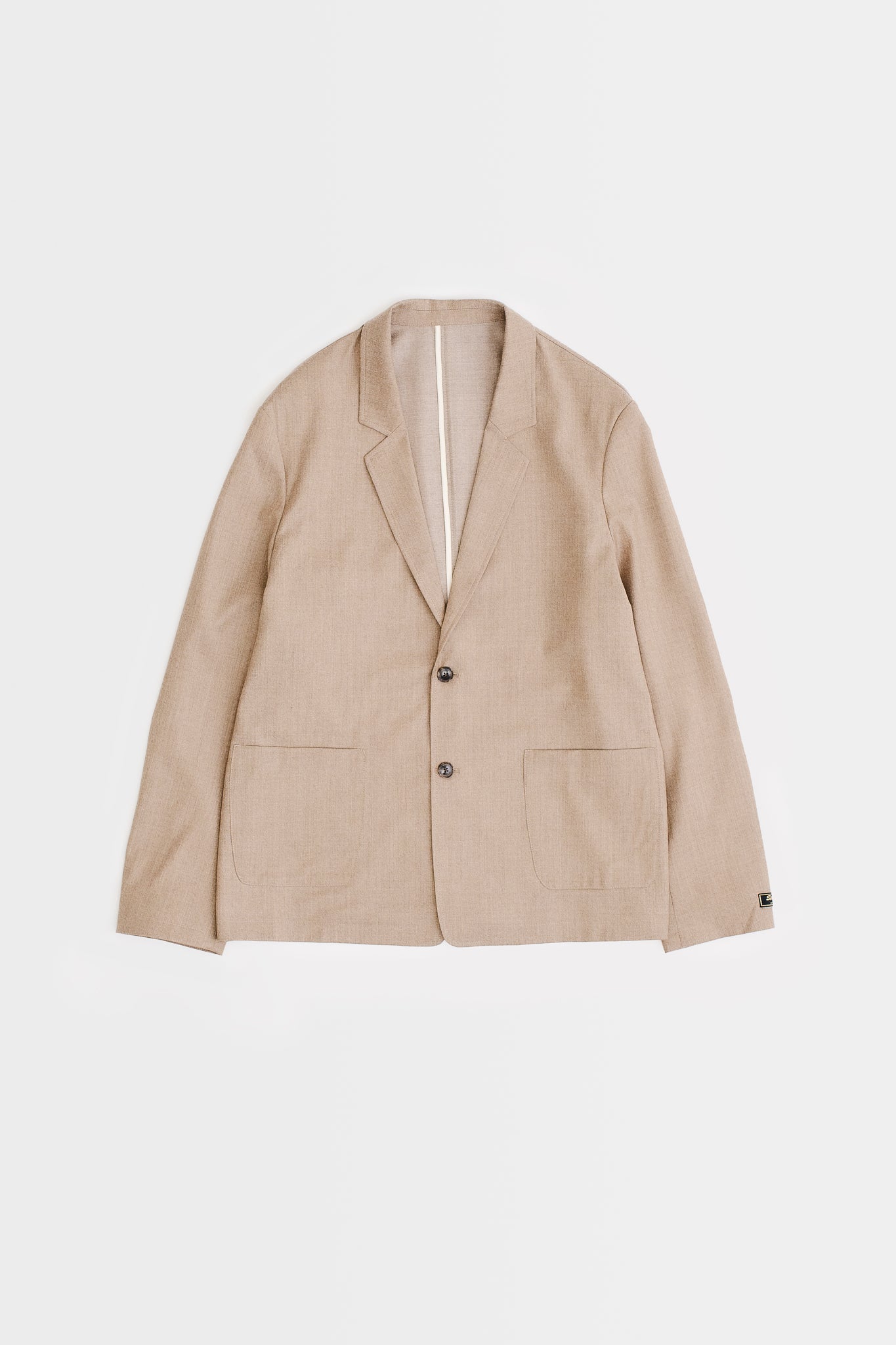 DECONSTRUCTED PEAK BLAZER - MOCCA MELANGE