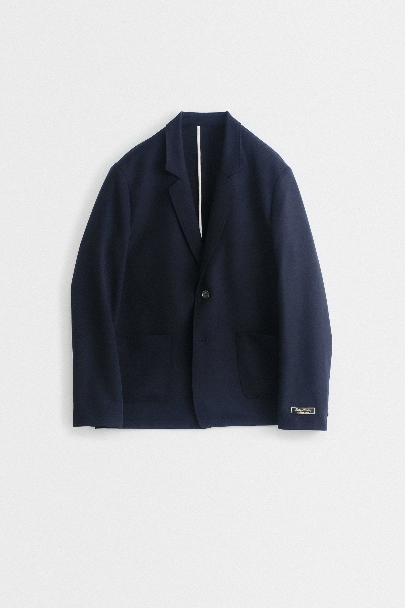 DECONSTRUCTED PEAK BLAZER - NAVY