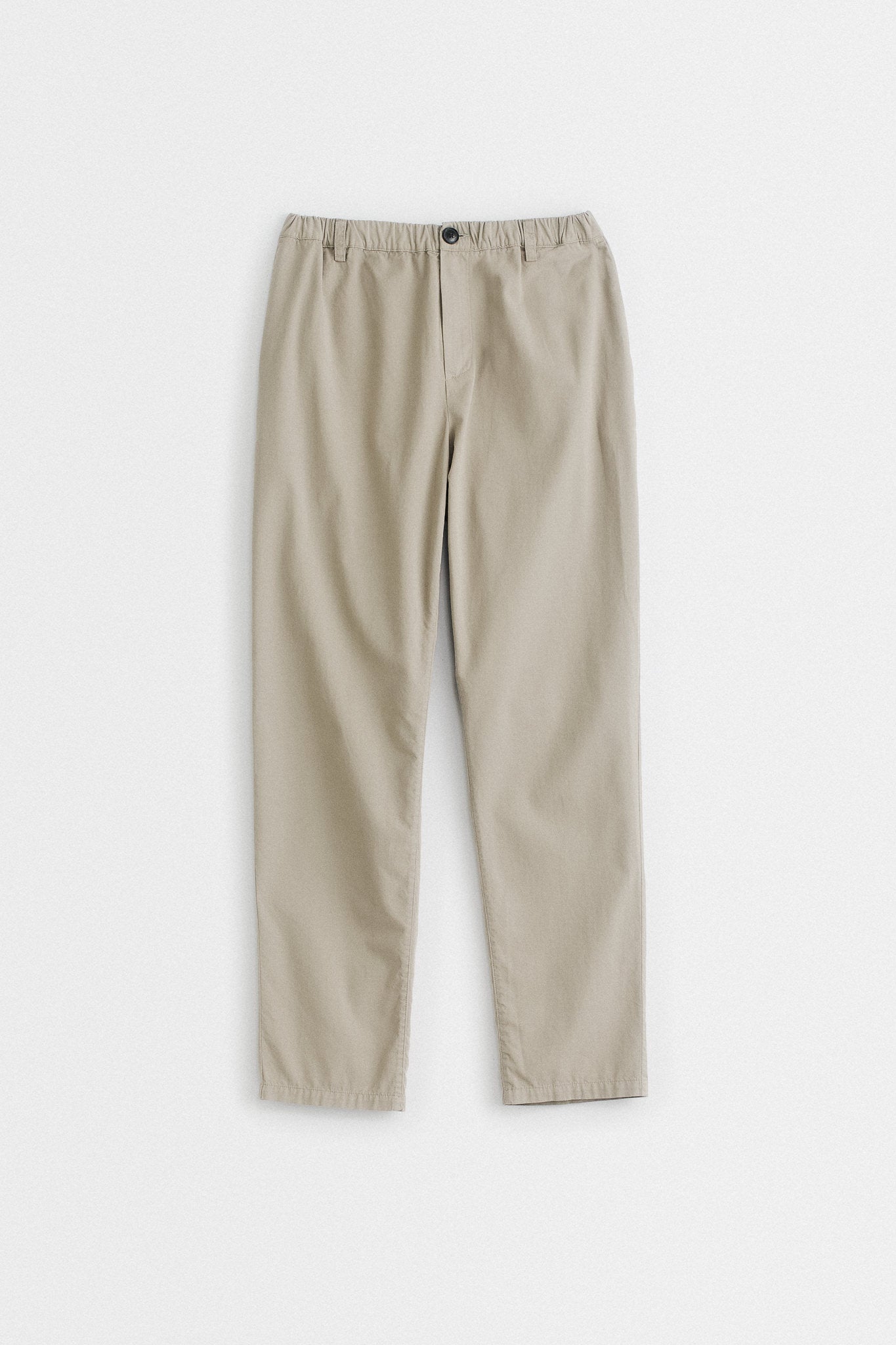 ELASTICATED WIDE TROUSERS - AMARANTH