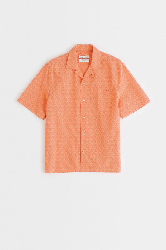 GIOIA SHIRT - ORANGE LEAVE EMBROIDERY