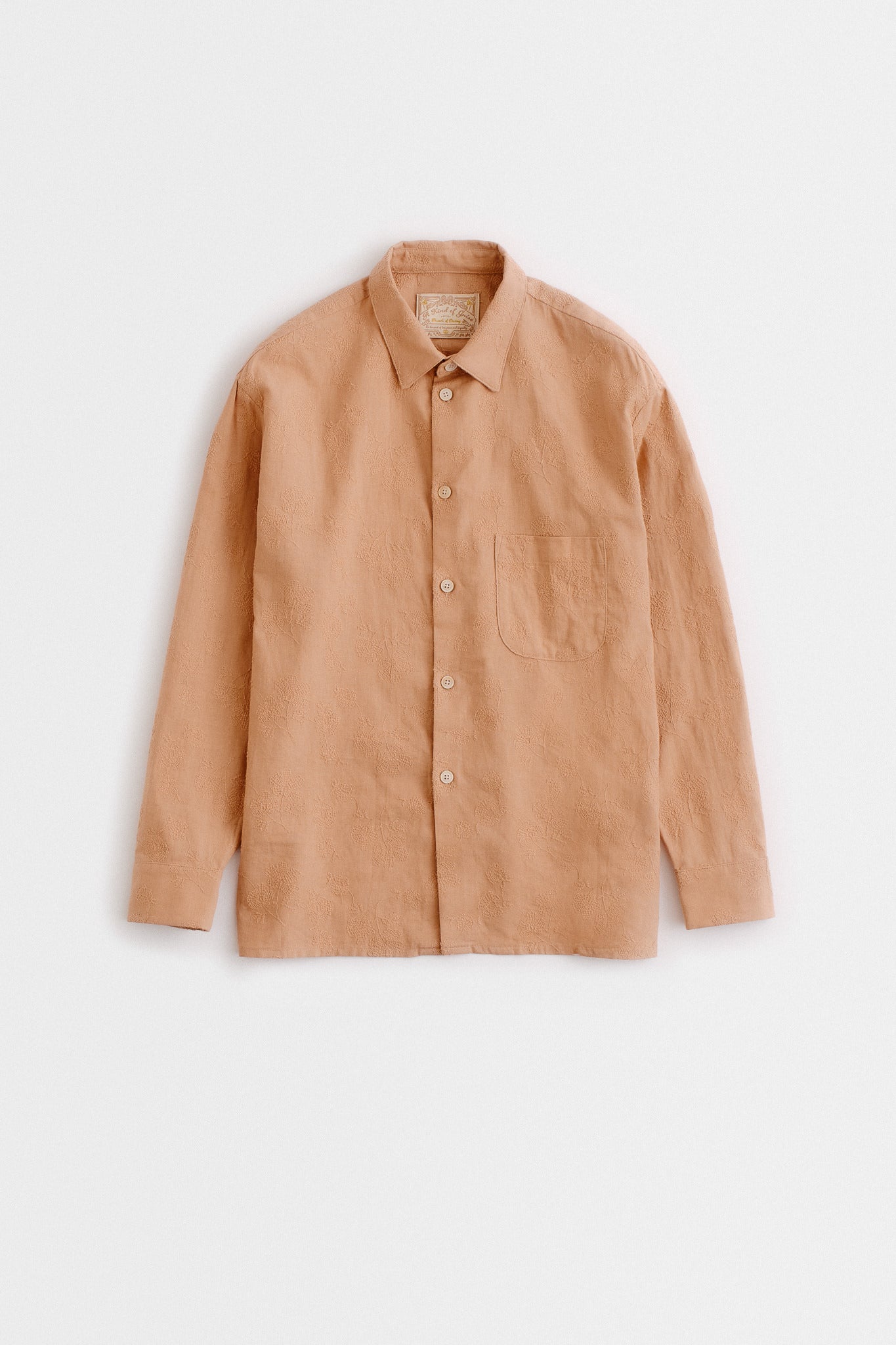 GUSTO SHIRT - PEACH EMBROIDERY (AKOG EXCLUSIVE)