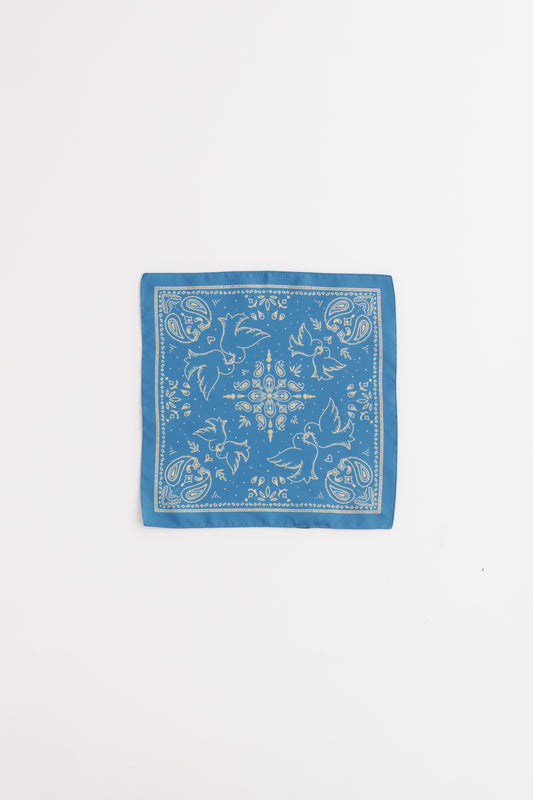 HANDKERCHIEF - BLUE BIRD (AKOG EXCLUSIVE)