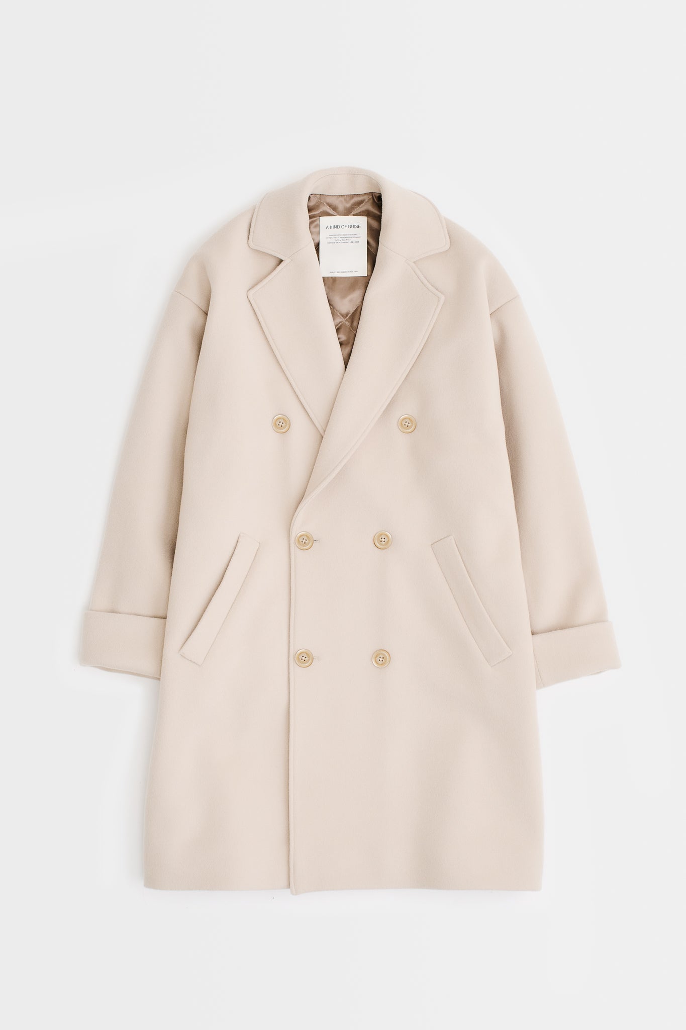 HUARI COAT - PALE IVORY