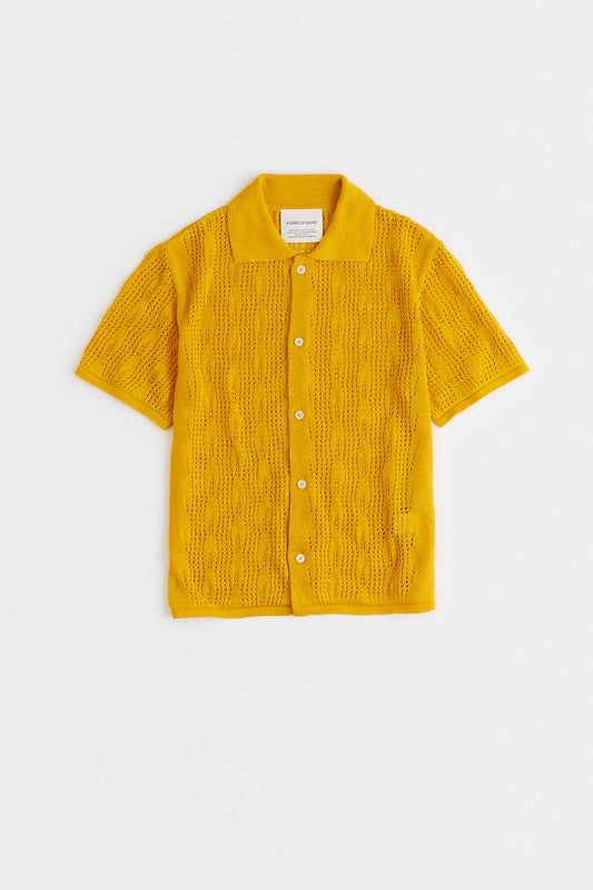 KADRI KNIT POLO - CURCUMA