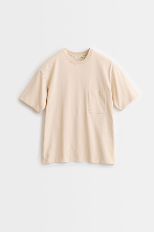 PEQIN POCKET T-SHIRT - DUNE