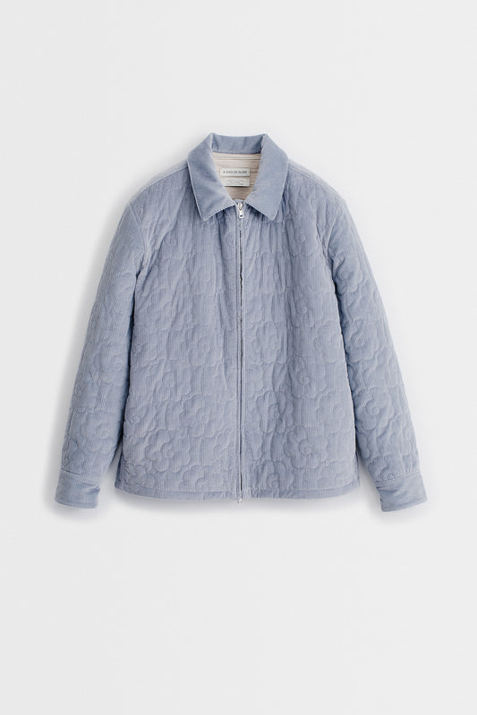 QUILLA QUILTED OVERSHIRT - BLUE MOON