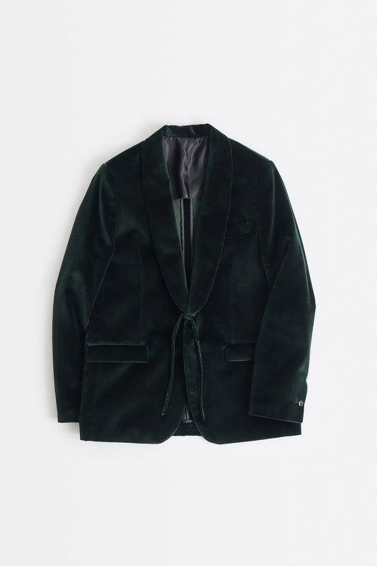 SHINJI BLAZER - EMERALD VELVET